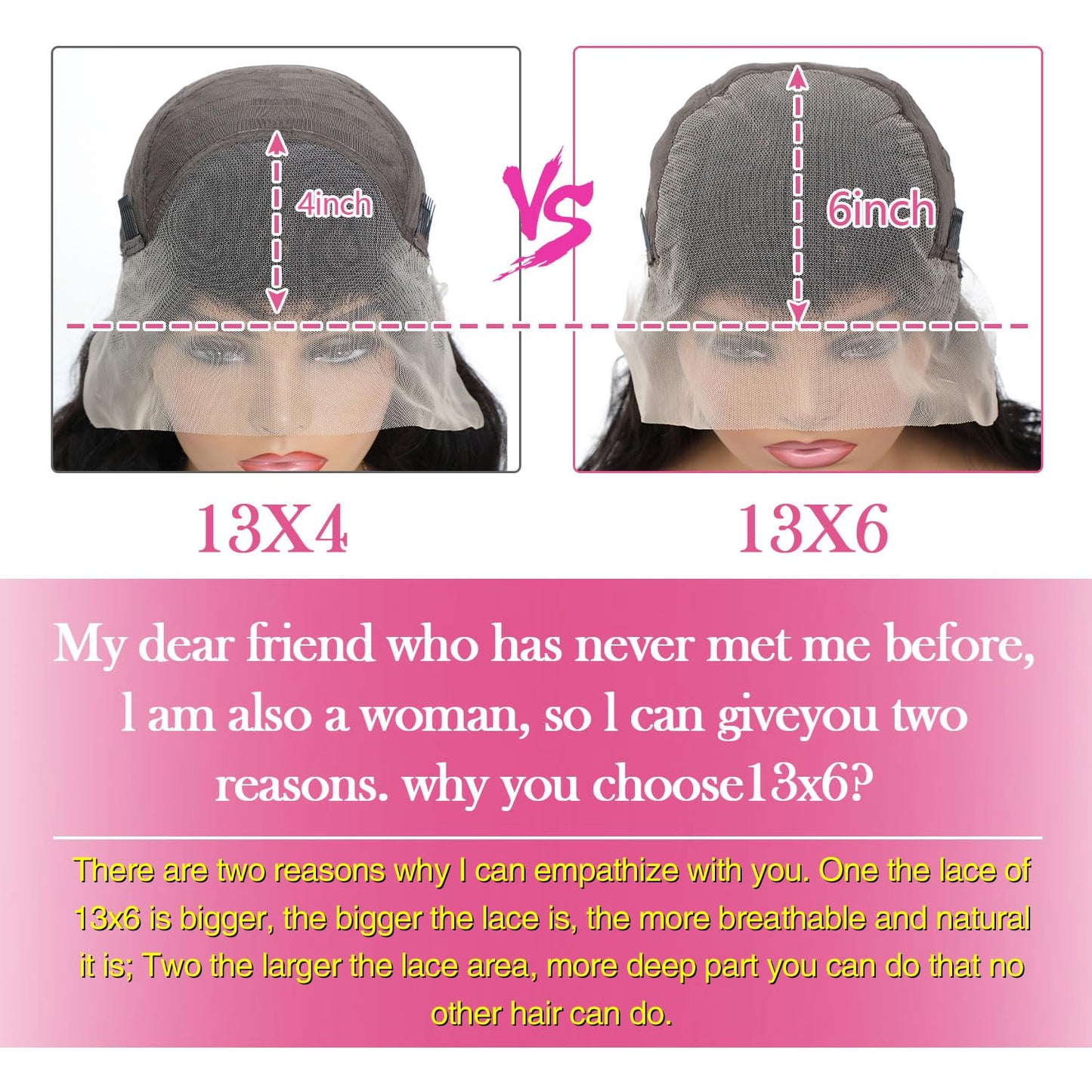 13x6 Lace Front Wigs Human Hair Pre Plucked 200% Density Body Wave HD Lace Front Wigs Human Hair Transparent Frontal Glueless Wigs Virgin Human Hair for Women Natural Black