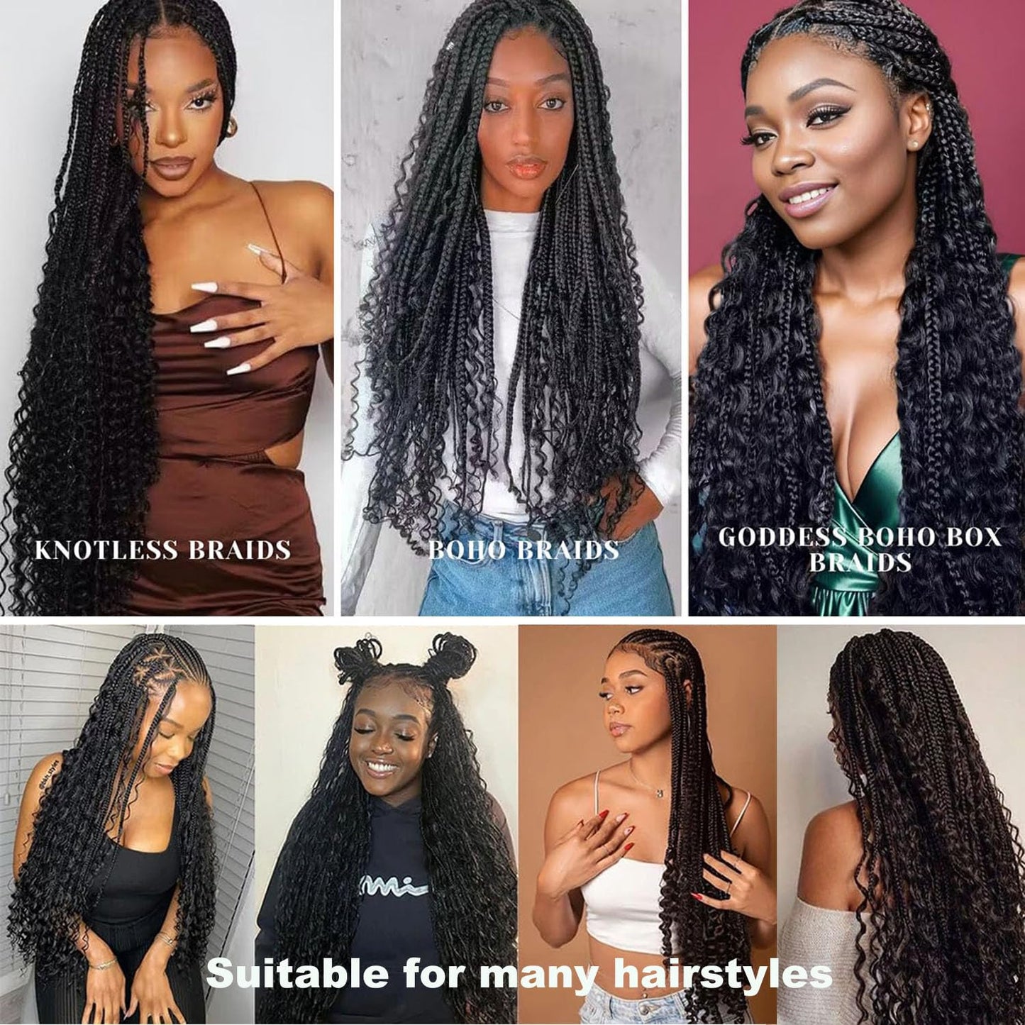 Human Braiding Hair Water Wave Human Hair Bulk for Boho Braids Brazilian Virgin Human Hair