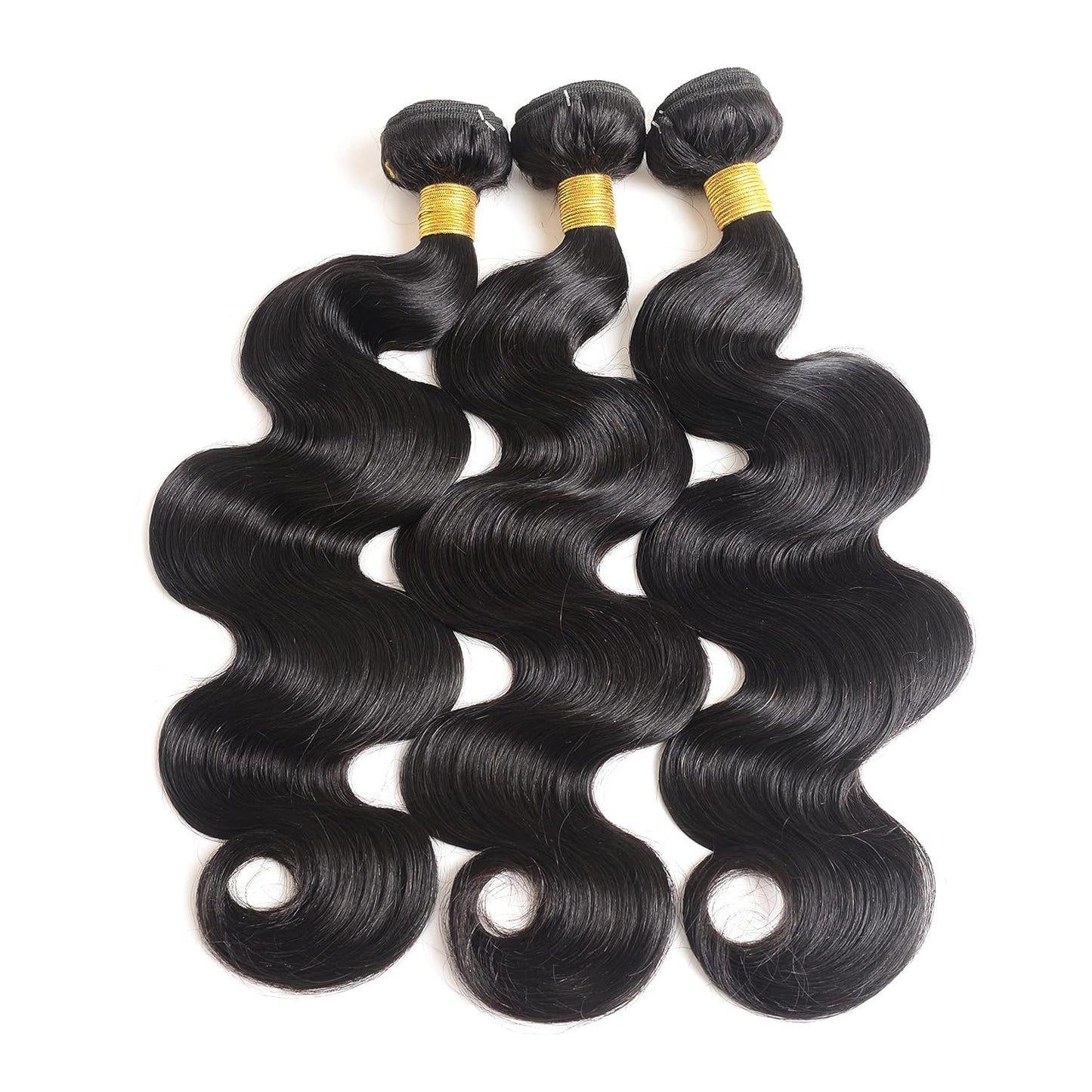 12A Human Hair Bundles Body Wave One Bundle 100% Unprocessed Brazilian Virgin Hair Bundles Double Weft Weave Body Wave Human Hair Natural Black Color