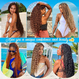 P4/30 Deep Wave Human Braiding Hair  Bulk Human Hair for Braiding No Weft Human Braiding Hair for Boho Braids Wet and Wavy 100% Brazilian Virgin Curly Hair