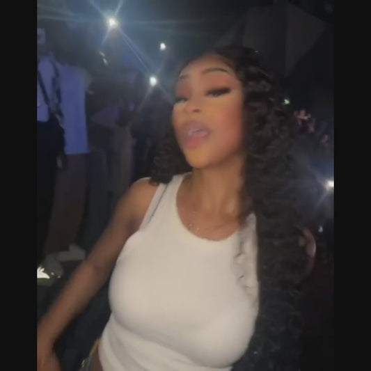 14~28 Inch Deep Wave Human Hair Bundles Water Wave Bundles 100% Unprocessed 12A Virgin Wet and Wavy Double Weft Deep Curly Weave Brazilia Natural Black